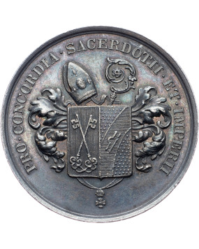 Josef Alois Jüstel, Medal 1835, Mintage only 80pcs - Prague, Vyšehrad - RRR