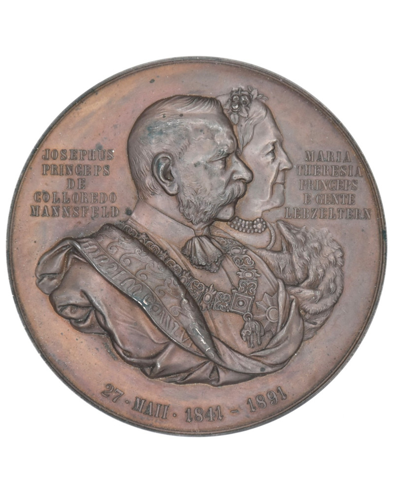 Joseph Franz Hieronymus & Marie Terezie Lebzeltern Bronz Medal