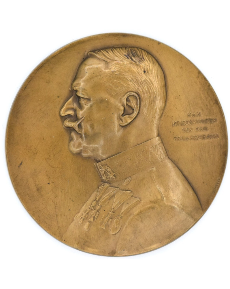 Minister of War gen. obst. Freiherr von Krobatin medal - Hartig A.