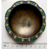 Russian Tsarist cloisonne silver ashtray circa 1900