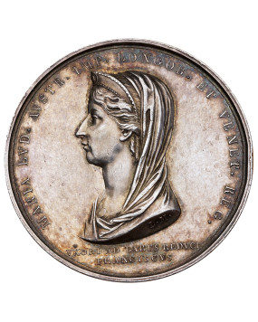 Corronation medal of the empress Marie Ludovica 1816