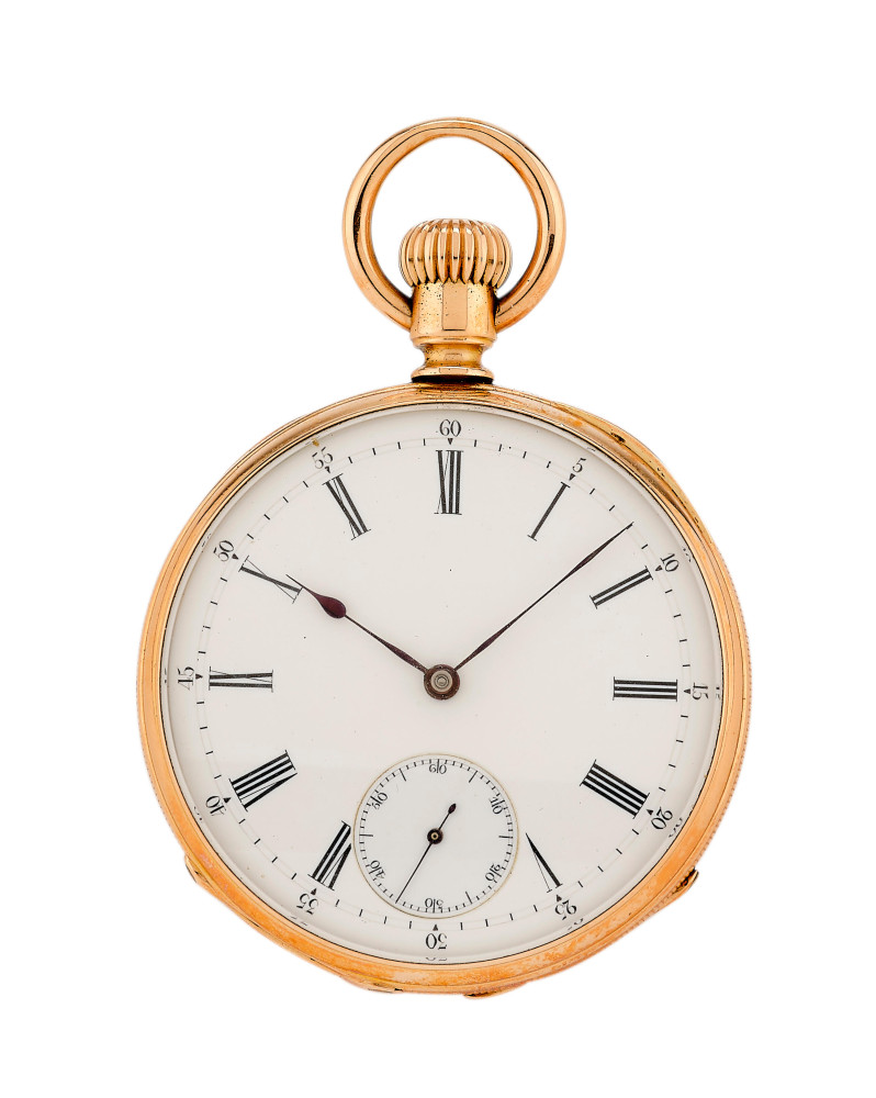 Zlaté pánské kapesní hodinky Patek Philippe z roku 1890